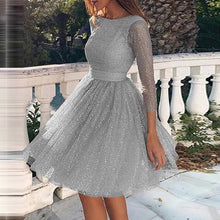 Load image into Gallery viewer, Women dresses Sexy High Waist Shiny dress
